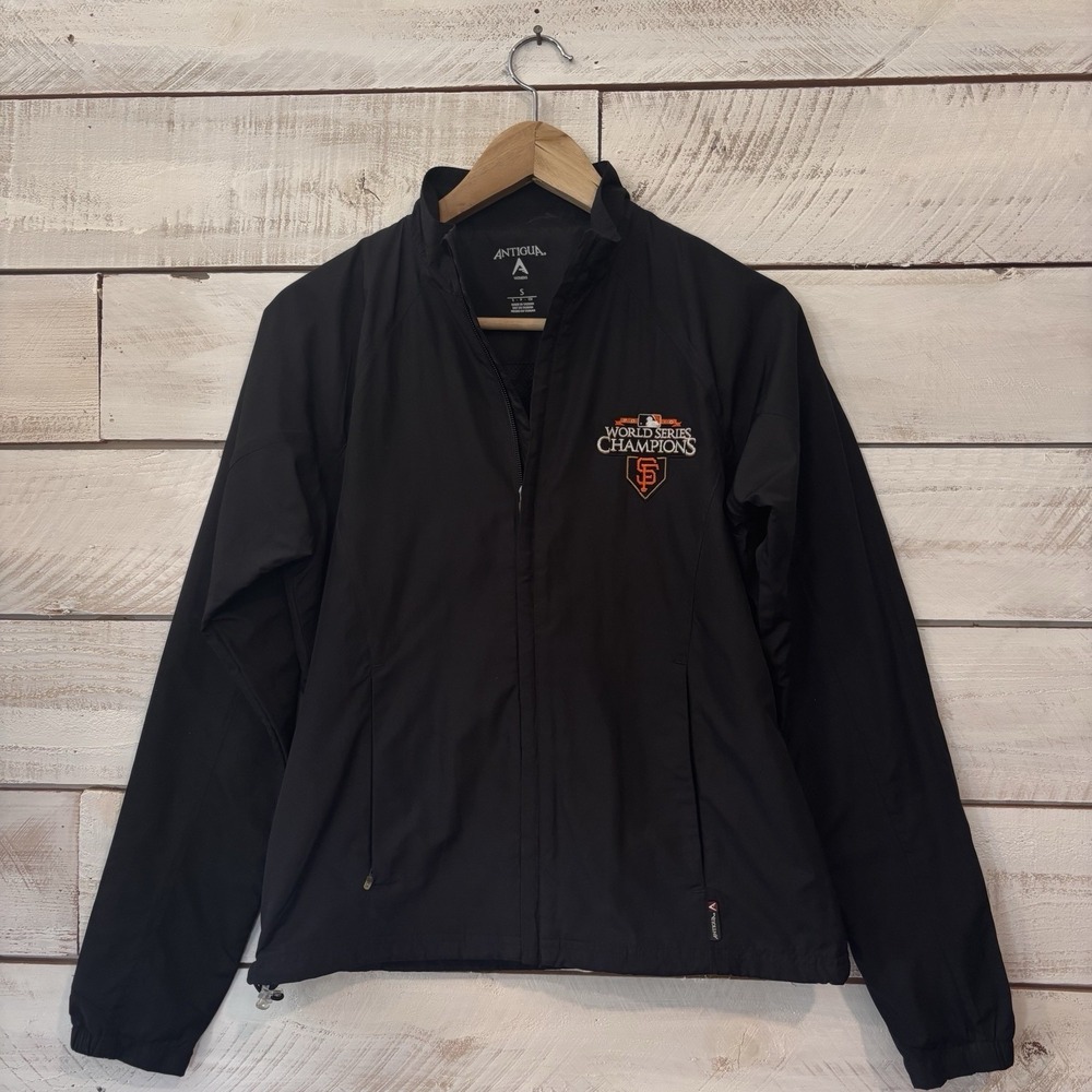 Antigua‎ San Francisco Giants Baseball World Series 2010 Windbreaker SZ Small